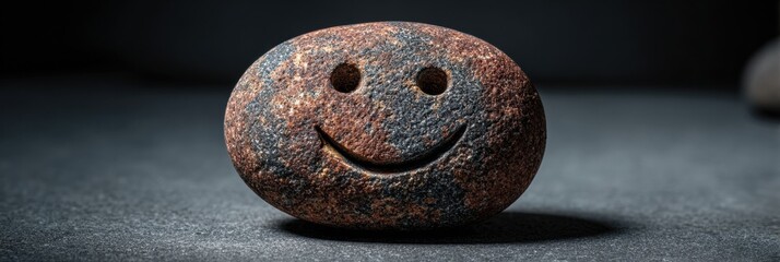 Authentic International Drop A Rock Day Stone with Thank You Message, Modern Summer Solstice Vibes for Millennial Marketing Campaigns and Joyful Seasonal Social Media