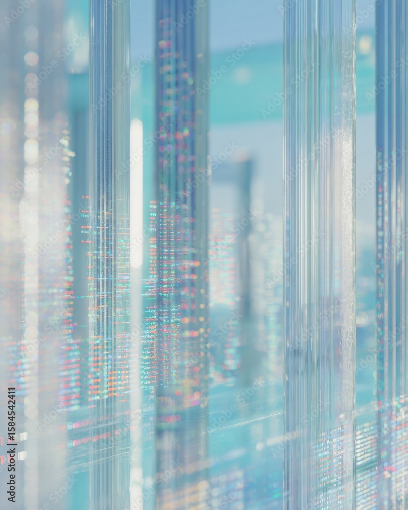 Aufkleber professional quantum computing visualizations with high-quality models modern tech innovation for co