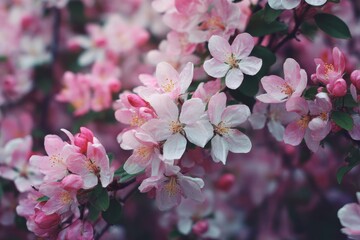 Fototapeta premium The lovely pink and white flowers of summer