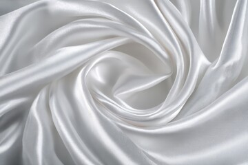 Obraz premium The white satin background texture