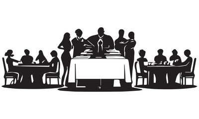 Family Together reunion vector