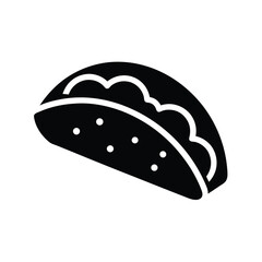 Taco Icon Vector Illustration