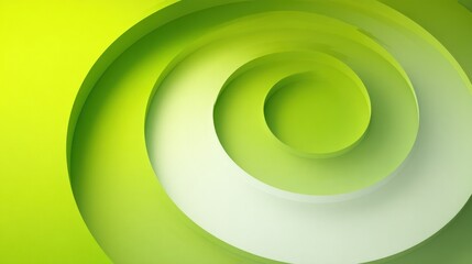 Lime green concentric circles create a visually appealing abstract design, showcasing a modern and vibrant aesthetic perfect for backgrounds and creative projects.
