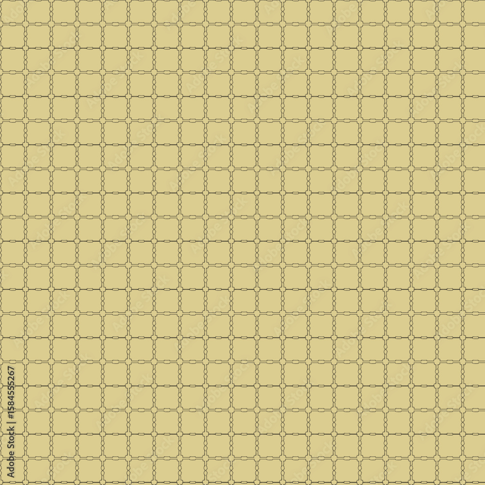Poster seamless geometric square pattern with yellow background for decorative design