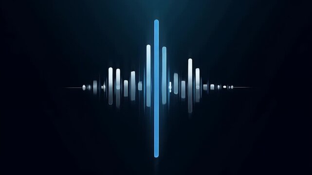 Mock up logo design for a music producer or solo musician brand, showcasing sound waves, and dark studio-themed aesthetics for bold music identity.

