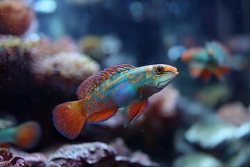 Obraz premium Unusual fish in the aquarium