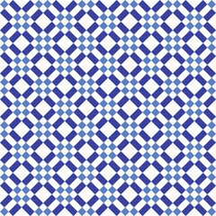 A traditional Portuguese craft tile background in the style of azulejos, in a blue swatchable texture. / ポルトガルの伝統工芸タイル風 背景素材 アズレージョ テクスチャ スウォッチ対応 青