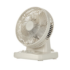 Compact White Desk Fan: A Cooling Breeze for Home or Office