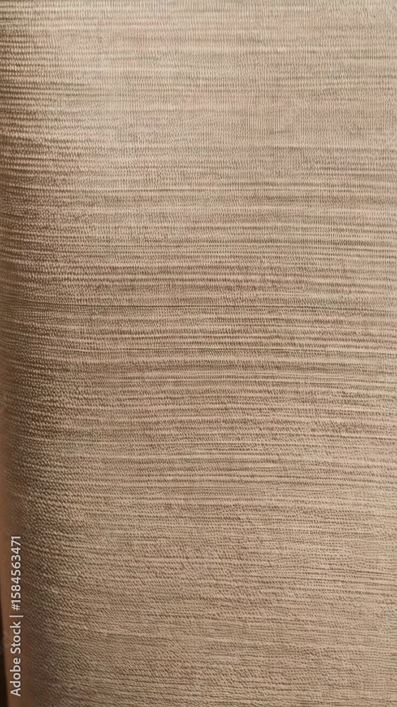 Poster elegant light brown textured fabric with subtle horizontal weaves creates a sophisticated textile pa
