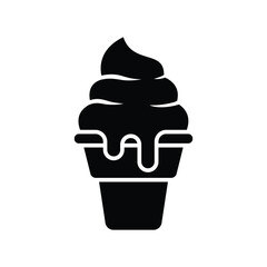 gelato icon vector design template simple and clean