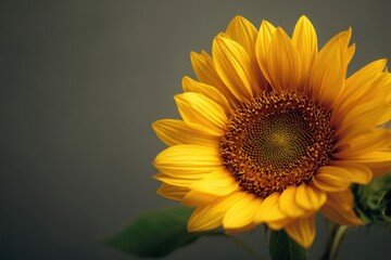 Obraz premium Yellow sunflower sunlight backdrop hues