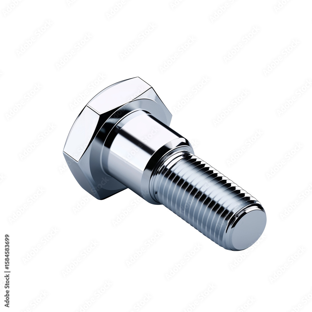 Poster precision engineered fastener a study in chrome plating and mechanical design