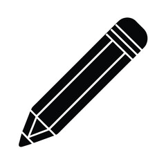 Outlined Pencil Icon Vector Illustration