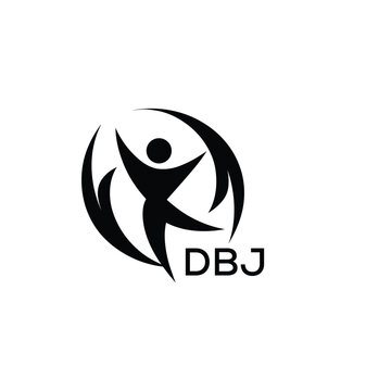 Classic Shield Logo with Stars and DBJ Letters &ndash; Premium Badge or Security Brand Identity. DBJ Letter Logo.
