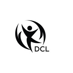 Classic Shield Logo with Stars and DCL Letters – Premium Badge or Security Brand Identity. DCL Letter Logo.

