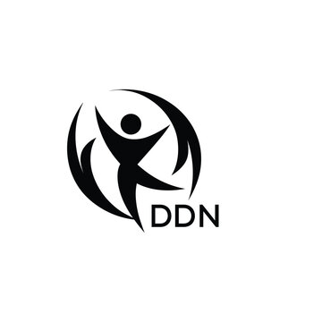 Classic Shield Logo with Stars and DDN Letters &ndash; Premium Badge or Security Brand Identity. DDN Letter Logo.
