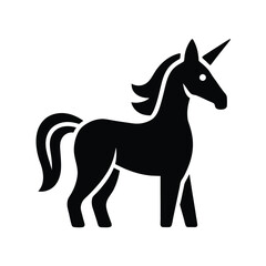 3D Unicorn Icon Vector Illustration