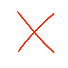 red cross mark isolated elements