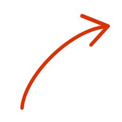 arrow shapes element - sign line direction transparant background