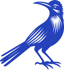 roadrunner bird Vector Illustration