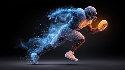 Abstract sports illustration