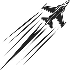 3D render of a sharp metal arrow and airplane tool illustration in steel design