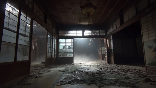 廃墟の日本家屋