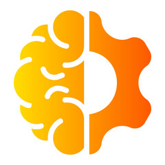 brain network Gradient icon