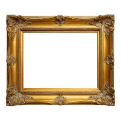 Ornate Gold Picture Frame, Elegant and Decorative, Vintage Style, Classic Design, Luxury Frame,  Gilt Wood Frame, Antique Look,  Empty Frame for Artwork or Photography