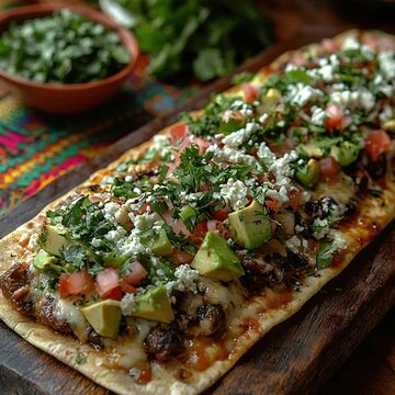 crisp tlayuda refried beans video mexican dish