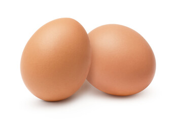 eggs isolated on white background