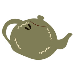 Flowery Books and Tea, an art Hand Drawn Cozy Illustration