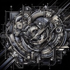 An intricate play of illusions assembled through overlapping lay