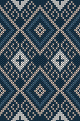 Warm and Cozy Traditional Knit Fabric with Rustic and Bohemian Elements