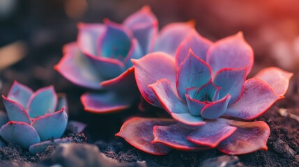 Stunning Echeveria Succulents in Vibrant Hues