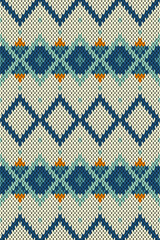 Warm and Cozy Traditional Knit Fabric with Rustic and Bohemian Elements