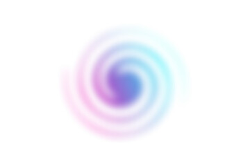 Abstract Vortex Swirl in Cyan and Pink Gradient – Soft Twisting Spiral Design with Smooth Flow and Hypnotic Energy overlay on transparent background