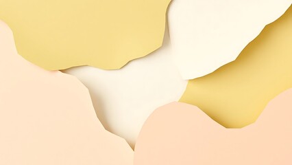 Abstract paper background with olive, pastel beige, and peach hues