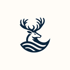 Majestic deer logo