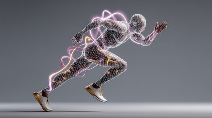 Digital running body structure