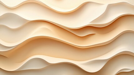 Wavy sand shoreline pattern with ripple symmetry wet texture and natural rhythm ideal for beach or abstract visuals
