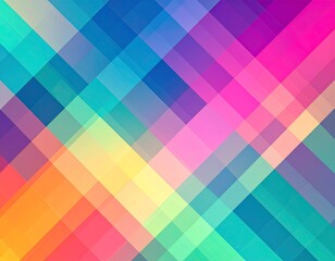 Vibrant Gradient of Textured Rectangular Blocks and Squares