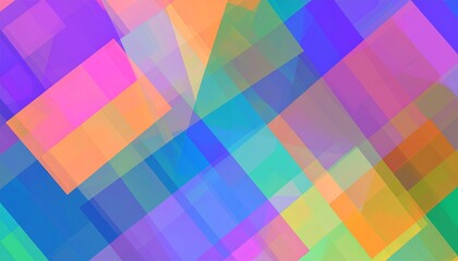 Vibrant Gradient of Textured Rectangular Blocks and Squares