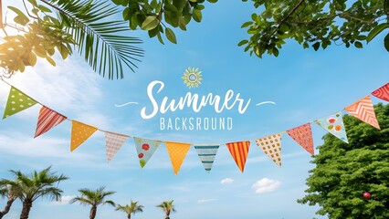 summer holiday banner