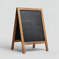 Wooden A Frame Chalkboard Sign Mockup blackboard easel 1