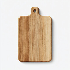Wooden Chopping Board with Hanging Hole Front View 1