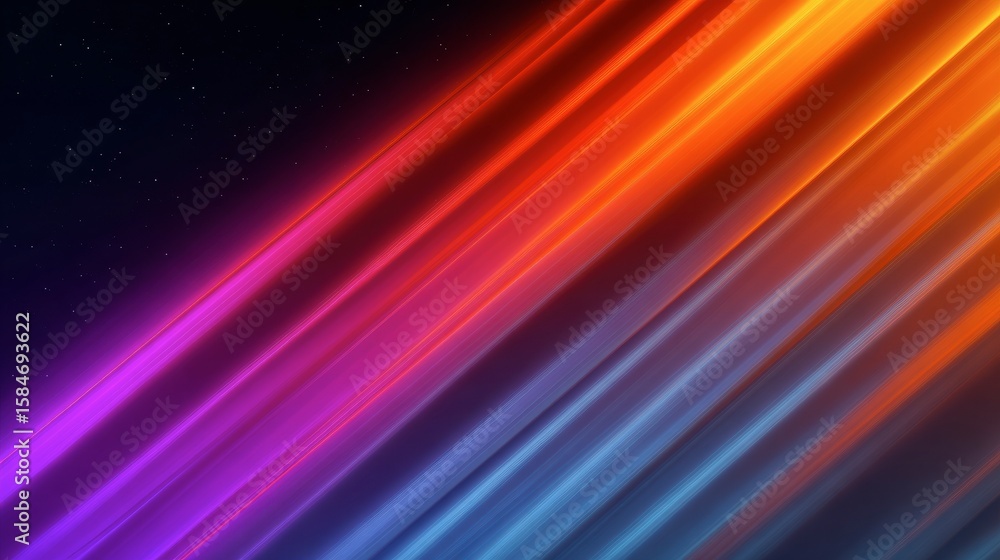 Poster vibrant color strokes: a mesmerizing blend of vivid hues cascades across the canvas, creating a dyna