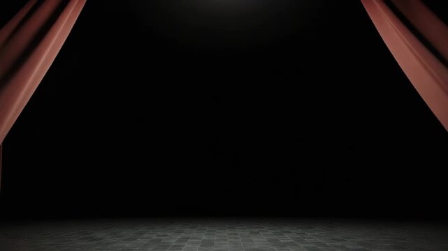 舞台ステージ幕　ピンク幕 ピンク色の劇場幕の背景素材 no.02のイラスト素材 [80644788] - PIXTA