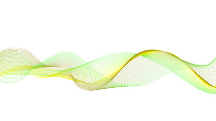 Fototapeta premium White Background With Abstract Waves, A Graphic Line Sonic Or Sound Wave Composition. 