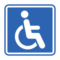 Wheelchair access signs or symbols